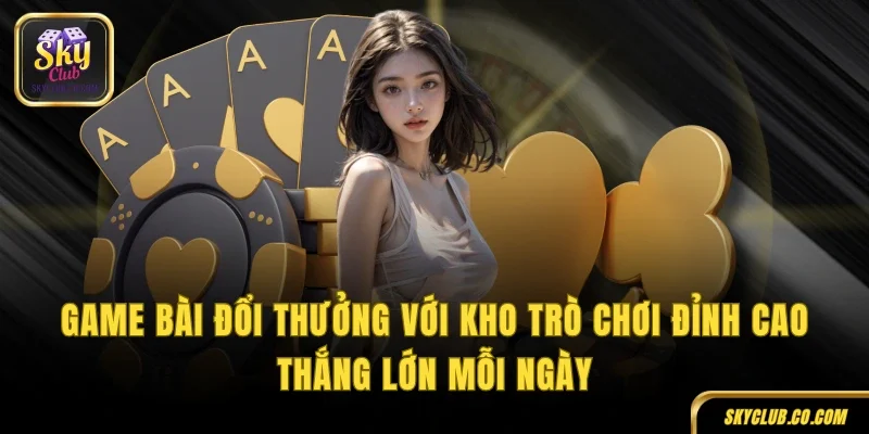 Game bài đổi thưởng với kho trò chơi đỉnh cao, thắng lớn mỗi ngày