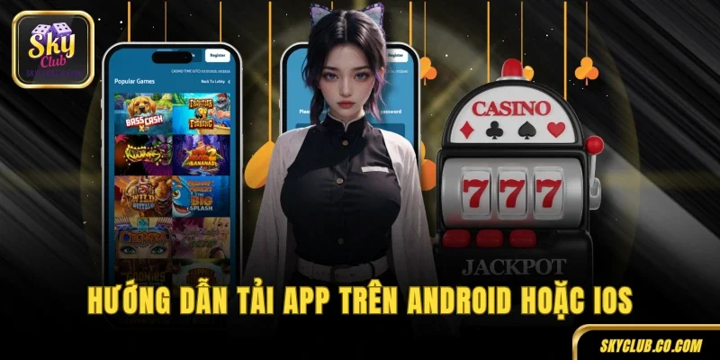 Hướng dẫn tải app trên Android hoặc iOS