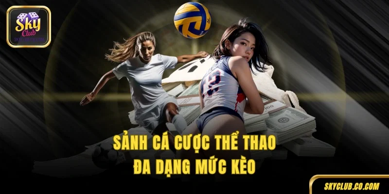 Sảnh cá cược thể thao đa dạng mức kèo